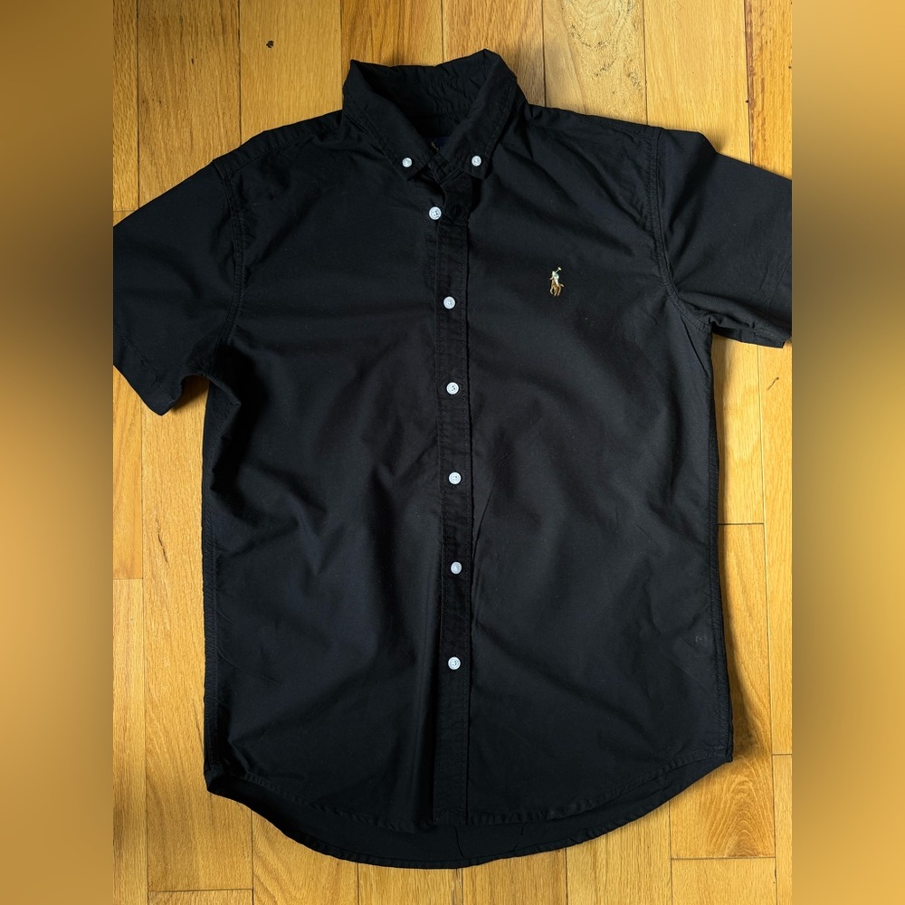 Polo Ralph Lauren Short Sleeve Button-Down – Black – L